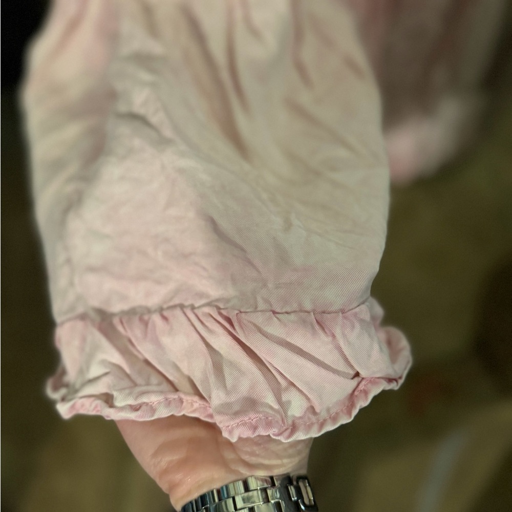 Free People Light Pink Smocked Tunic - Picture 4 of 4
